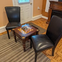 Chess Set Table W/ 2 Chairs 