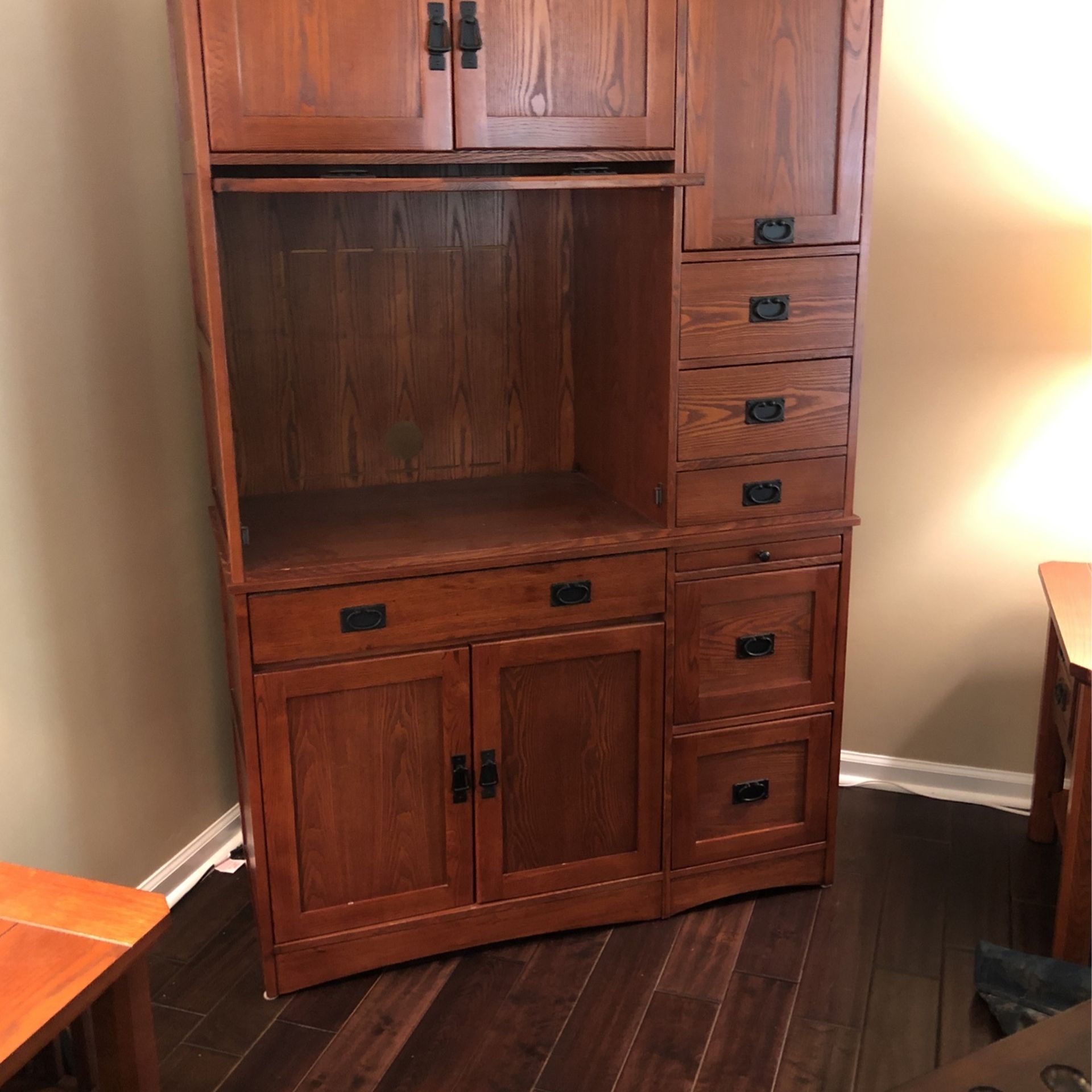 Cabinet With Desk