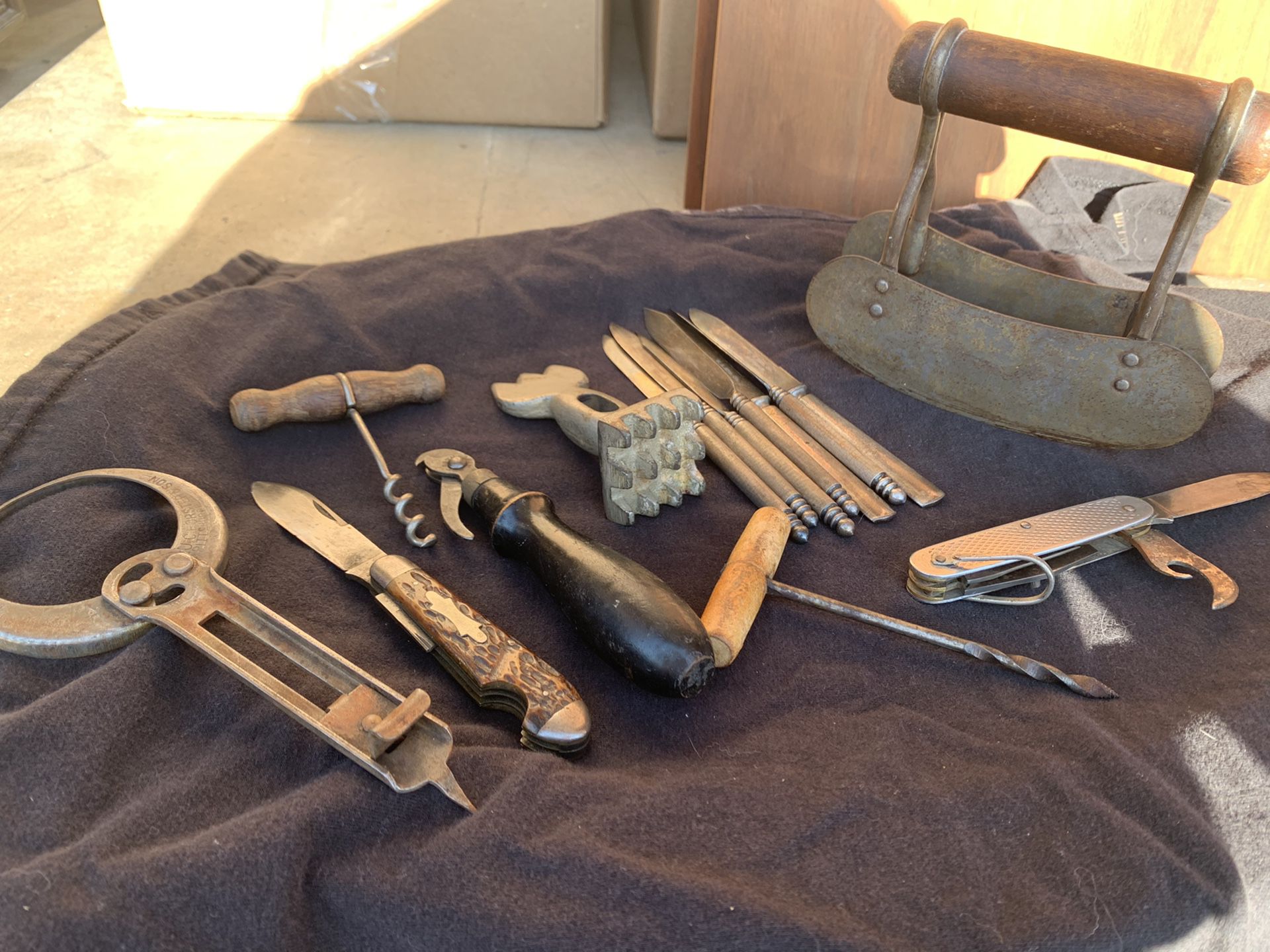 Antique Tools and Kitchen appliances