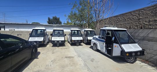 6 Non-Working Electric Interceptor Vehicles