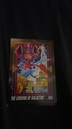 1992 Marvel Milestones The Coming of Galactus Card