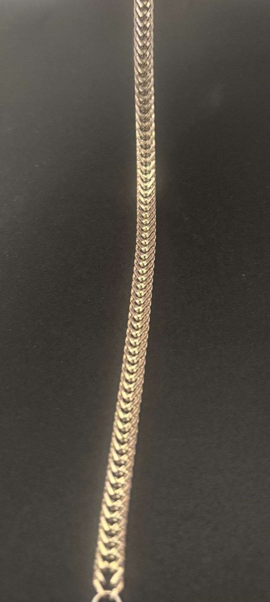 Gold Herringbone Unisex Chain Bracelet - Great Condition