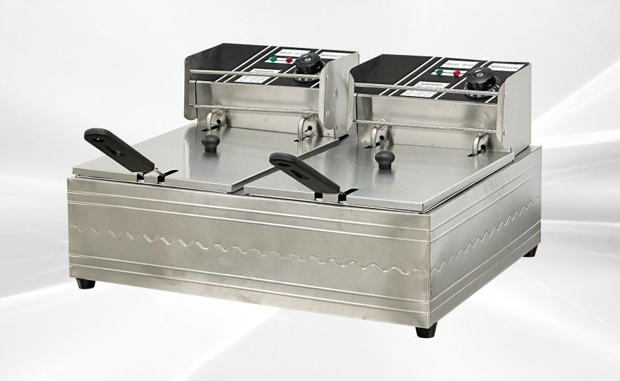 12L Electric double Deep Fryer EF-82