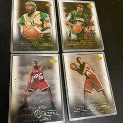 LeBron James Early Year’s Basketball Card Lot
