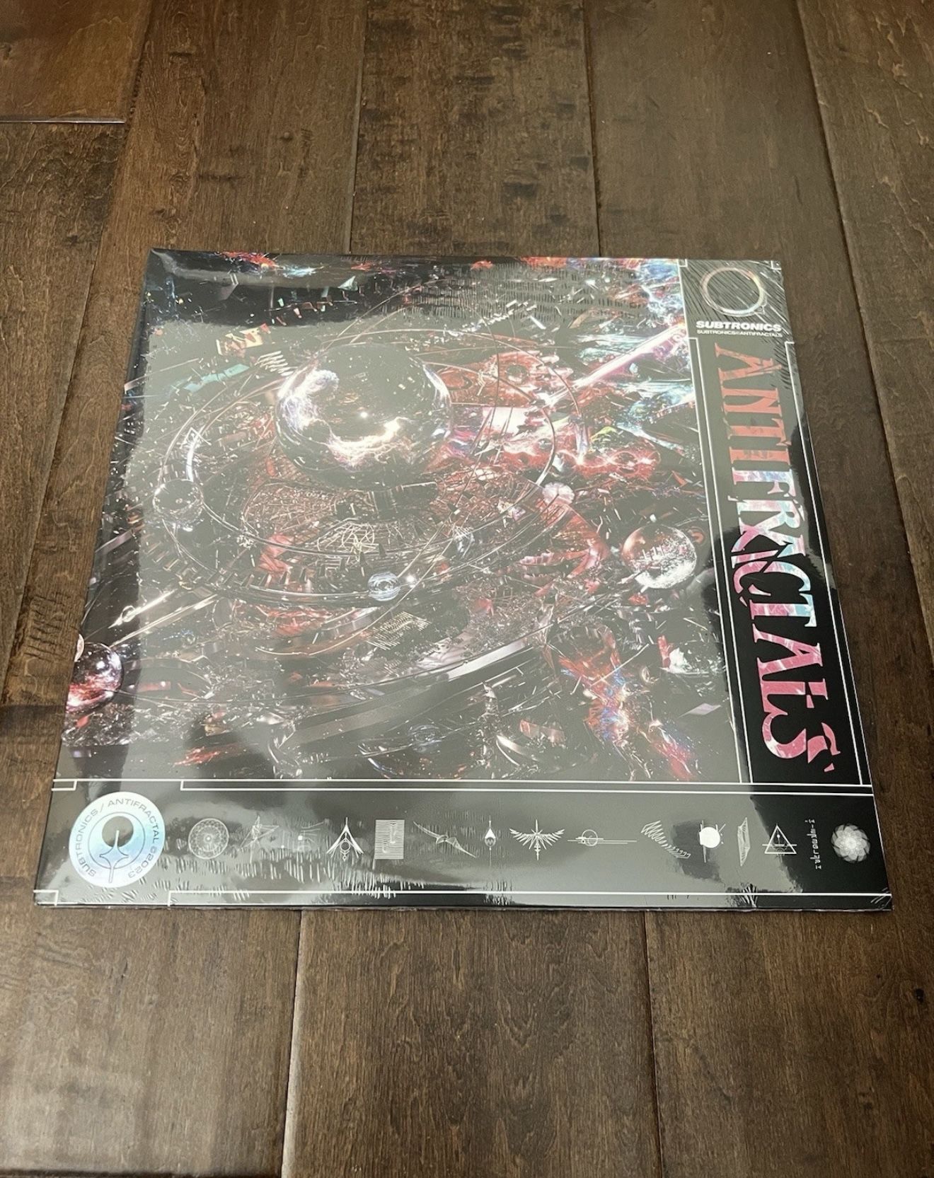 Subtronics Antifractals Clear Radial Splatter Double Gatefold Vinyl LP IN HAND