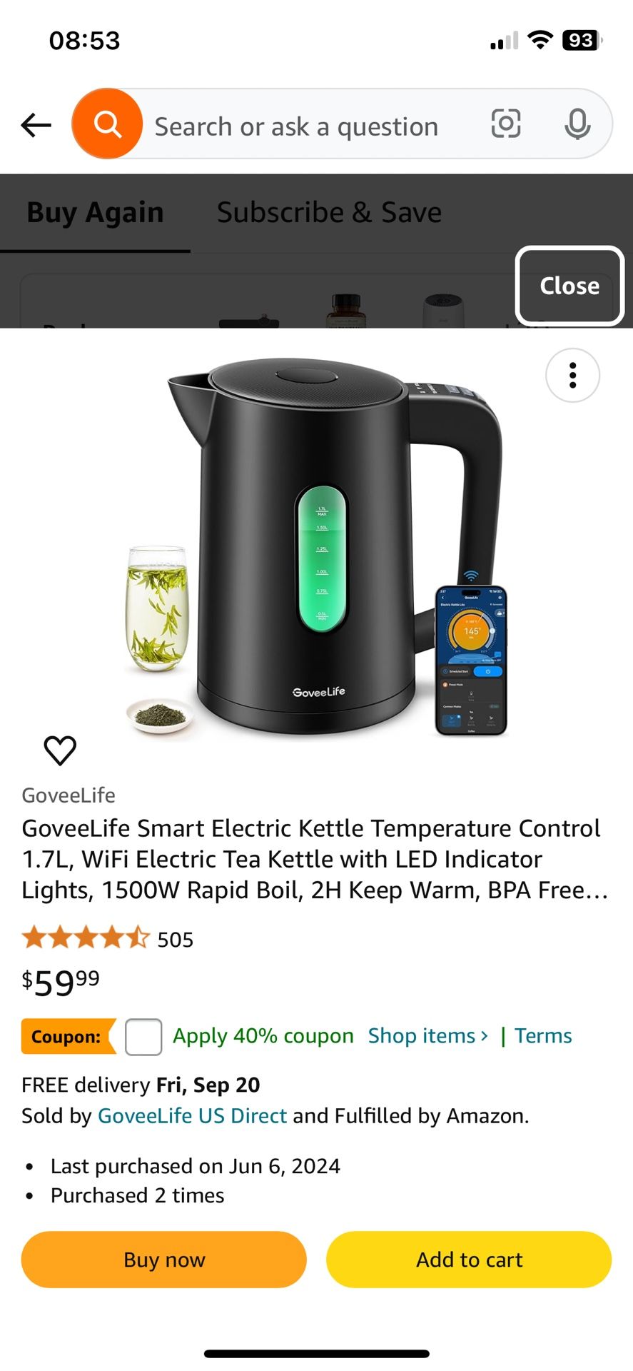 Electric Kettle Still In A Box