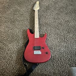 red electric guitar viper GE93