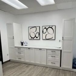 IKEA ENHET Cabinets + EKBACKEN Marble Countertop – Buy Individually or Set