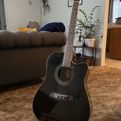 Ibanez Black Acoustic Electric Guitar model no. b70ce-bk-27-1
