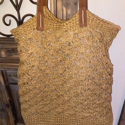 Cute Woven Tote Bag/Purse