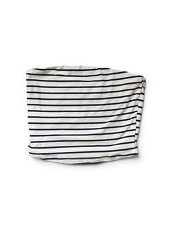Black and white striped Tube top