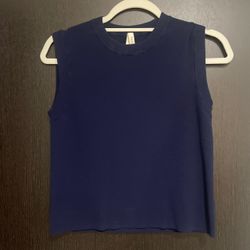Aritzia Babaton Navy Blue Tank Vest 💙