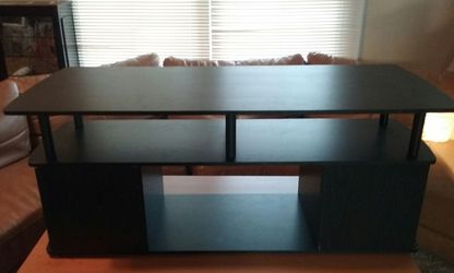 BLack wooden Coffee table