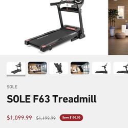 SOLE  F63  Treadmill  