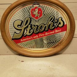 Strohs Beer Mirror