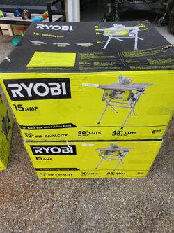 ⚙️ Ryobi 10” Table Saw with Folding Stand