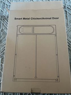 New metal chicken/duck/animal coop door