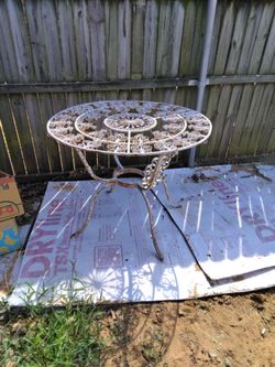 Vintage Wrought Iron Table