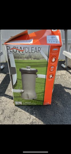 Above Ground Pool Ladder, and Filter Pump