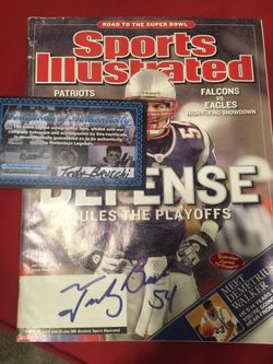 BRUSCHI SPORTS ILLUSTRATED AUTOGRAPH