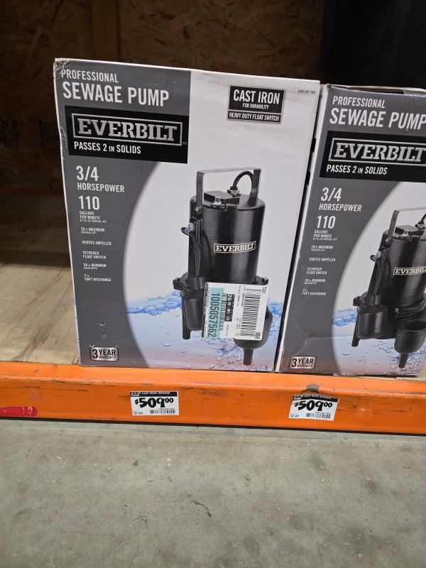 Everbilt Sewer Pump