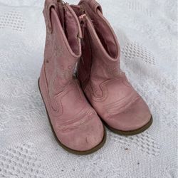 pink toddler girl boots size 7
