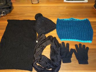 Winter Accessories Lot - Scarves, Infinity Scarves, Beanies, Gloves