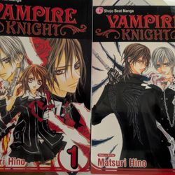 Mangas: Vampire Knight vols. 1 and 2 -- like new. $3 each