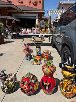 Macetas de Talavera y Decoraciónes nuevas muy hermosas ,Diferentes Estilos y diferentes $$precios .