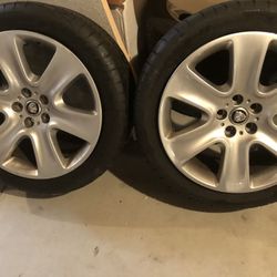 18” Factory Jaguar Rims & tires
