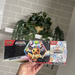 Prismatic Evolution Sams Club Booster Bundle Surprise Box Set 