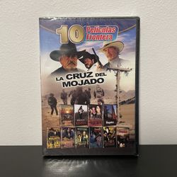 La Cruz Del Mojado DVD NEW SEALED 10 Peliculas Frontera Spanish Collection RARE