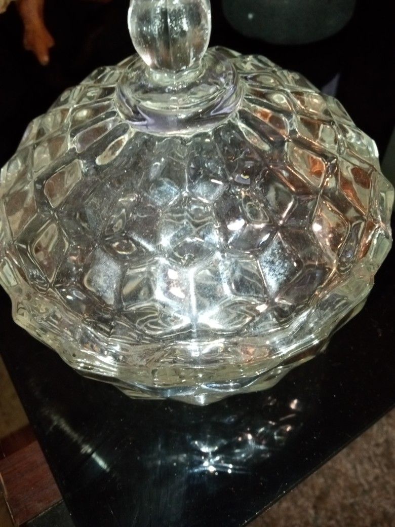 Glass Collectible Vases And Glass Ice Carrier 