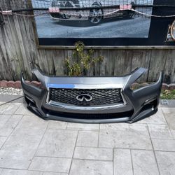 Infiniti q50 Red Sport Front bumper OEM