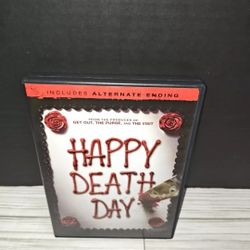Happy Death Day (DVD, 2017) Horror Thriller Action Movie With Alternate Ending