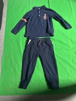 Mayoral Navy Sweatpants & Joggers Set with Red Accents Sz. 2T
