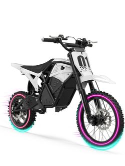 ESKUTE Nova Mini Electric Dirt Bike for Teens Adults- White