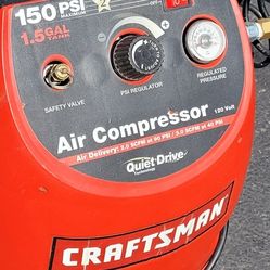 Craftsman 150 Psi Portable Compressor 