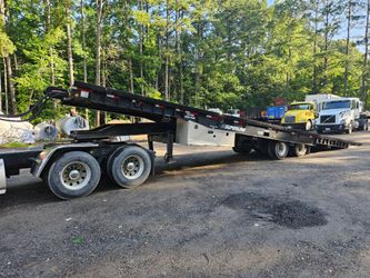 2005 Superline Sliding axle Container trailer with Winch