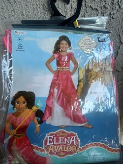 Disney Elena of Avalor Girls Costume Size S 4-6X