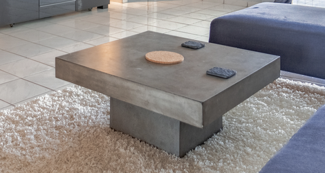 CB2 Concrete coffee table