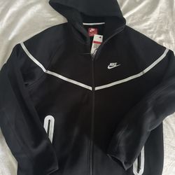 Nike Tech Sportswear fleece Full zip up hoodie Size L
