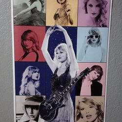 Taylor Swift The Eras Tour Canvas Poster Music Wall Art Room Aesthetic