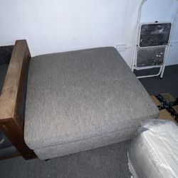 Gray Ottoman