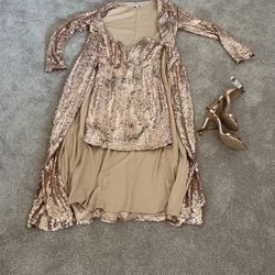 Prom Or NYE Dress & Heels 