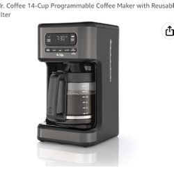 Mr. Coffee 14-Cup Programmable Coffee Maker with Reusable Filter