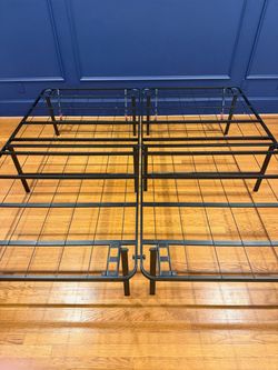 King 18” Foldable Metal Platform Bed Frame