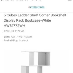 Cube Ladder Shelf