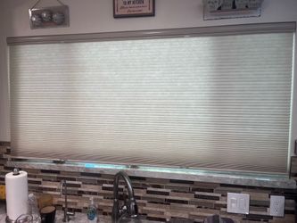 Levolor Cellular Shade, Honeycomb Cordless 70 1/4 inches wide 33 inches tall