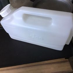 Vintage Igloo Refillable Water Container Freeze Refreeze Ice Pack Insert White